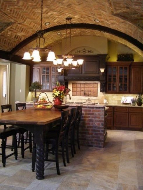 22 Modern Kitchens and Dining Room Designs Enhanced by Exposed Brick ...