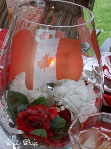 party table decorations centerpieces canada day 14