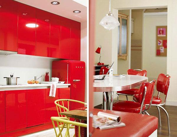 25 Modern Kitchen Design Ideas Making Statements, Colorful Retro Fridges