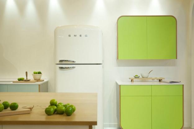 25 Modern Kitchen Design Ideas Making Statements, Colorful Retro Fridges