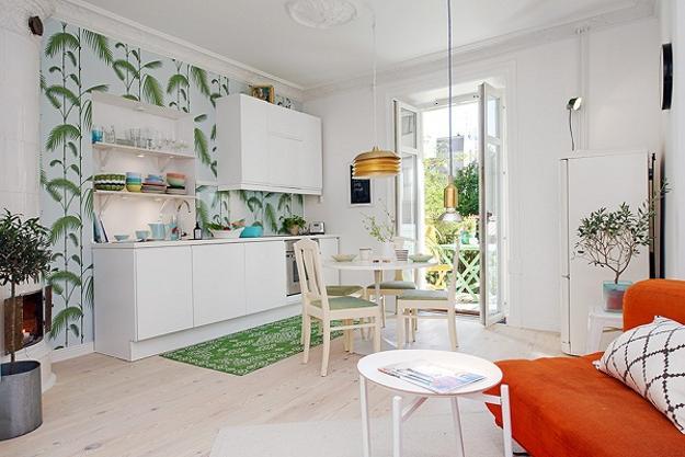 Bright Interior Design On Small Budget Small Apartment