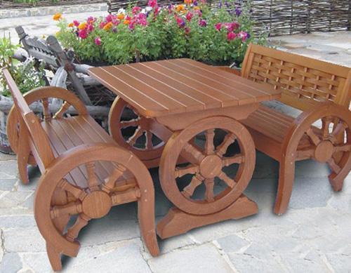 Unique Wooden Bench Decorating Ideas to Personalize Yard 