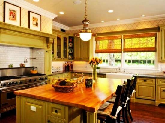 20 Modern Kitchens Decorated In Yellow And Green Colors