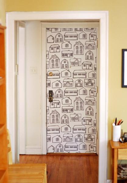 30 Creative Interior Door Decoration Ideas Personalizing