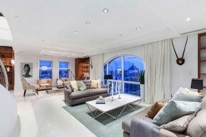 Luxurious Penthouse Shows Off Vaulted Ceiling Designs and Panoramic ...