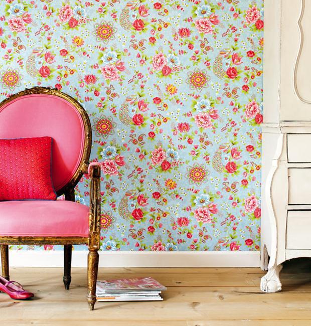 modern designs floral colorful studio decoration pip