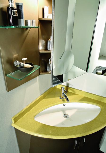 Corner Bathroom Sinks Creating Space Saving Modern 