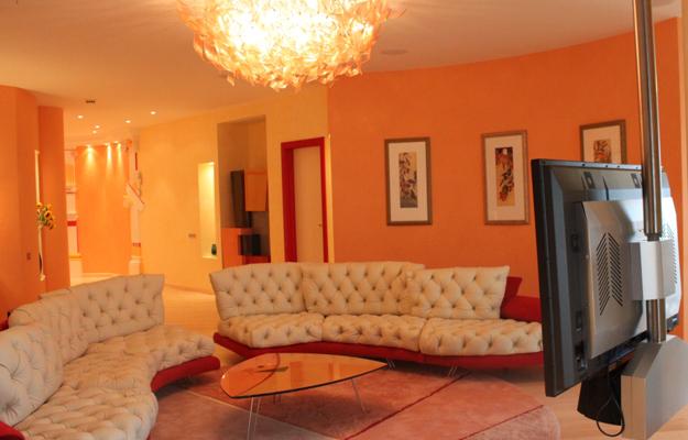 free orange interior house colors