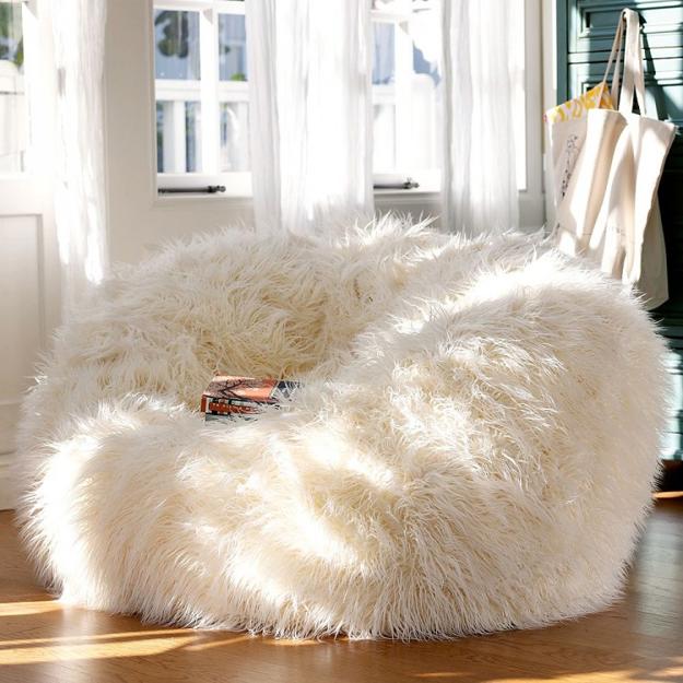 handmade leather and fur accessories for modern interior design