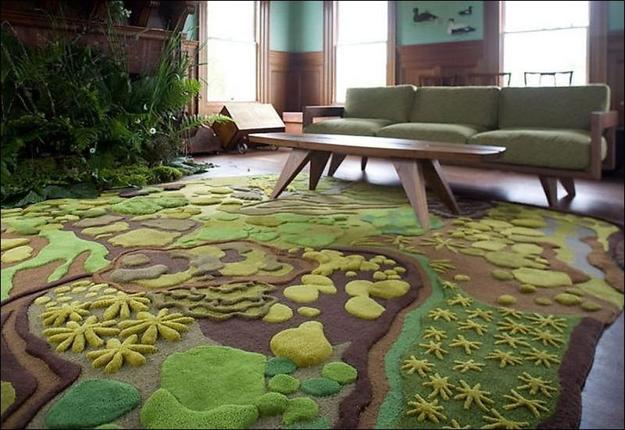 Unusual Floor Rugs And Carpets Adding Innovative Designs To Modern Interior Decorating