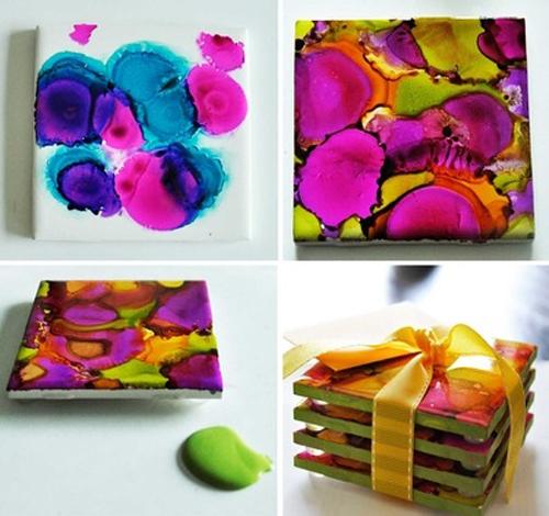 Simple Ceramic Tile Painting Ideas Adding Artworks to Simple Ceramic Tile Painting Ideas Adding Artworks to