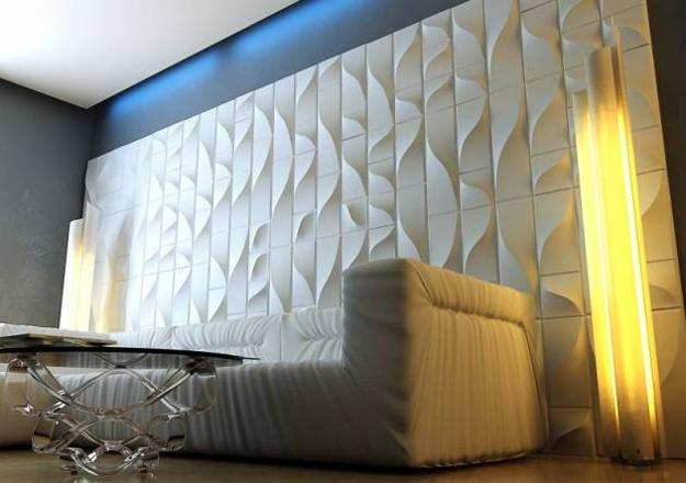 Decorative Wall Panels Adding Chic Carved Wood Patterns To