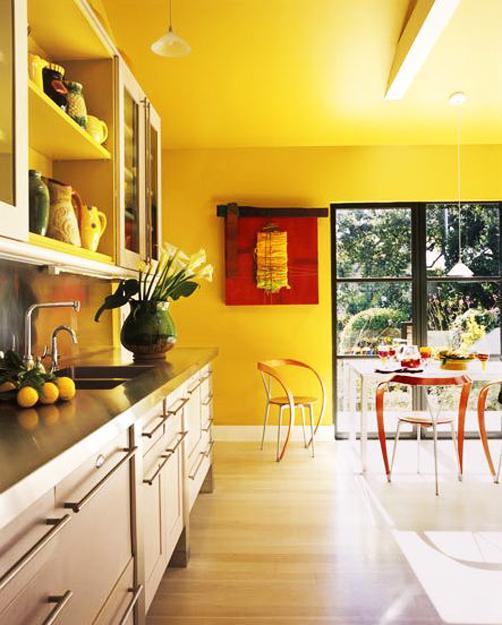 25 Dazzling Interior Design and Decorating Ideas, Modern Yellow Color