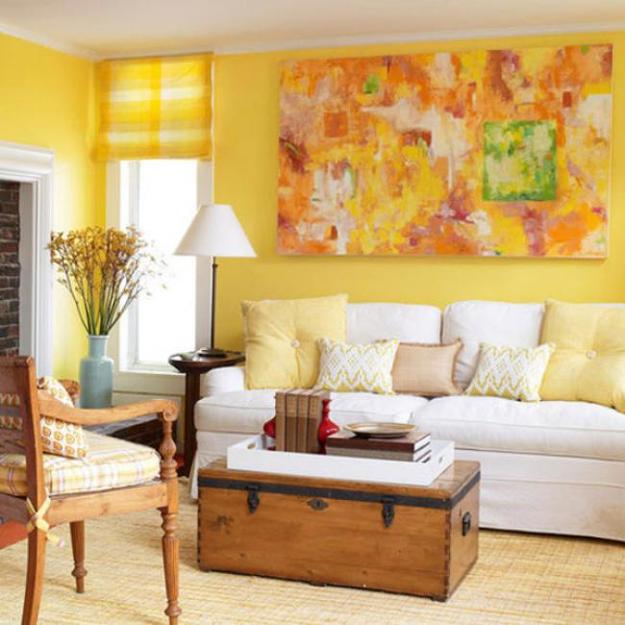 luminous interior design ideas and shining yellow color schemes