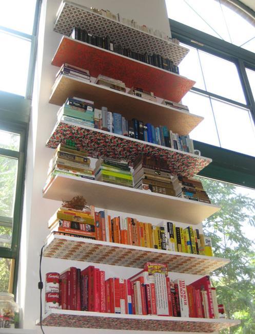 recycling for shelving, creative storage furniture design ideas