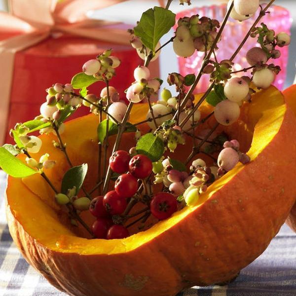 halloween and thanksgiving decorating ideas, floral table centerpieces