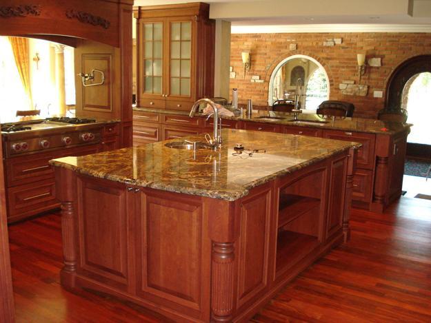 modern kitchen designs with islandsa and granite countertops