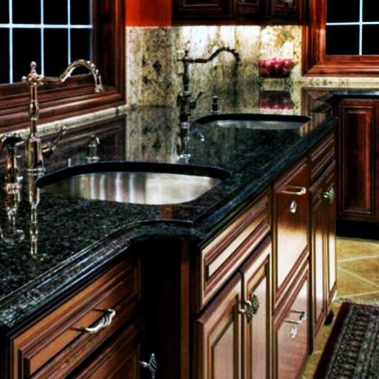 modern kitchen designs with island and granite countertops