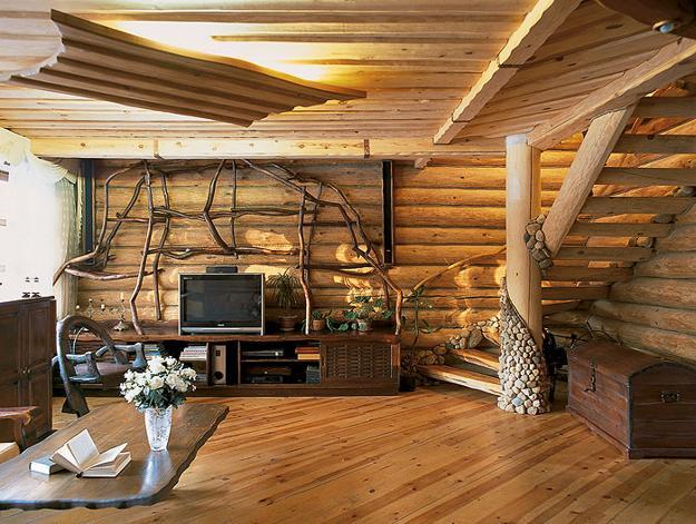 log furniture for home decorating