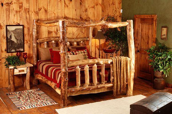 log furniture for home decorating