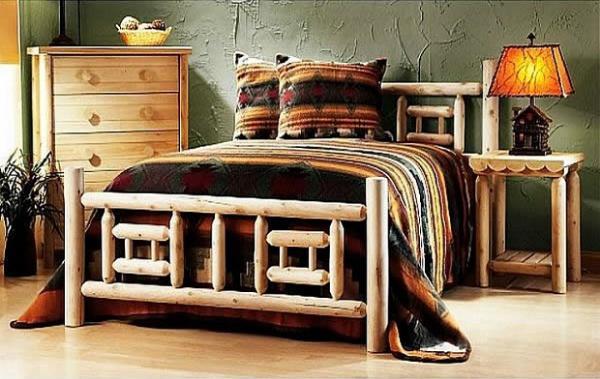 log furniture for home decorating