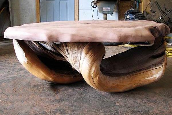 log furniture for home decorating