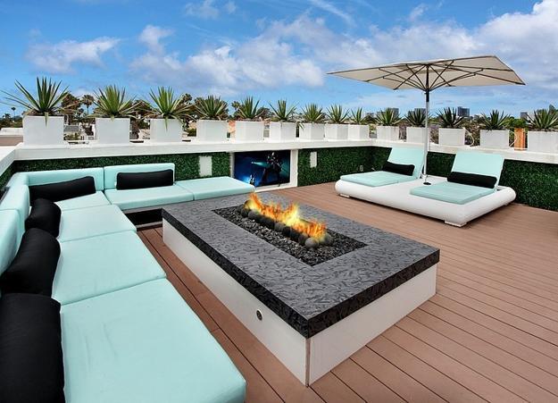 rooftop terrace, outdoor shower design
