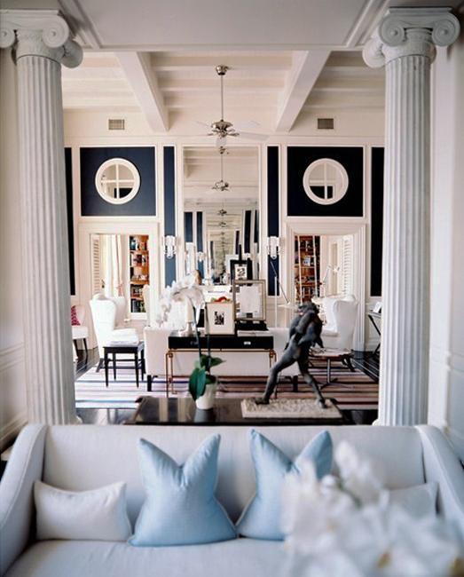 35 Modern Interior Design Ideas Incorporating Columns Into