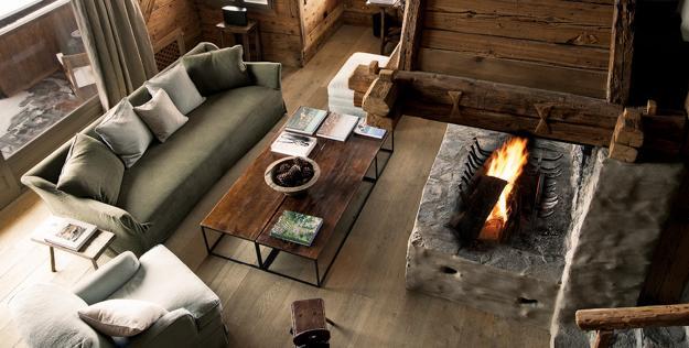 reclaimed wood used for modern interior design