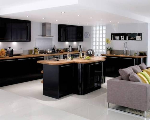 25 Black Kitchen Design Ideas Creating Balanced Interior Decorating