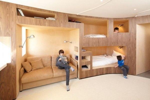 Modern Bunk Beds Offering Attractive Space Sacing Ideas 