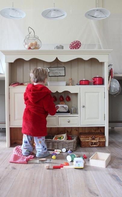 play kitchen storage ideas