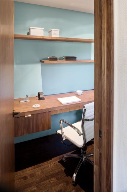 modern interior design with wood