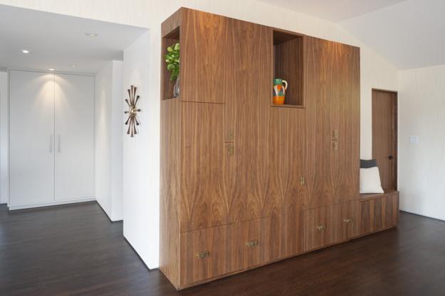 modern interior design with wood