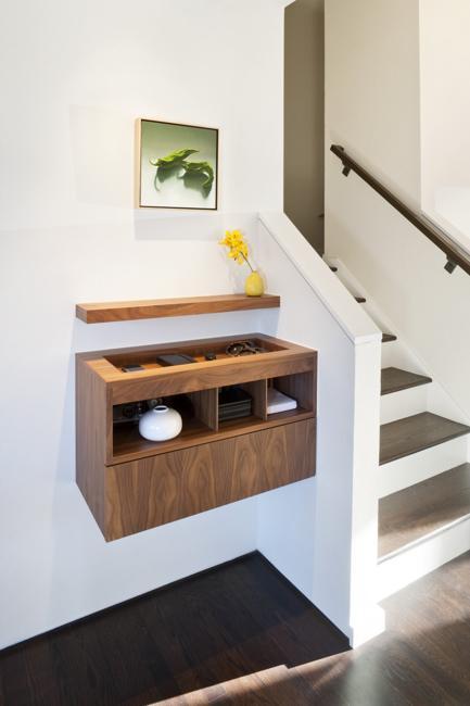 modern interior design with wood