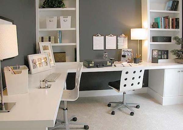 Featured image of post Small Home Office For Two - Facing each other across a large desk would be a good arrangement for two people who spend most of their time interacting with each other.