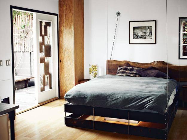 suspended bed design for small spaces