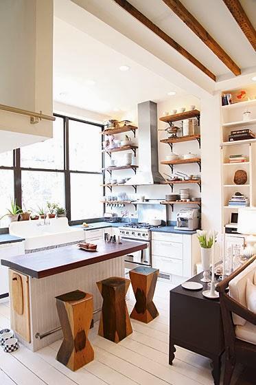 25 Small Kitchen Designs with Spacious Dining Area and Airy Feel