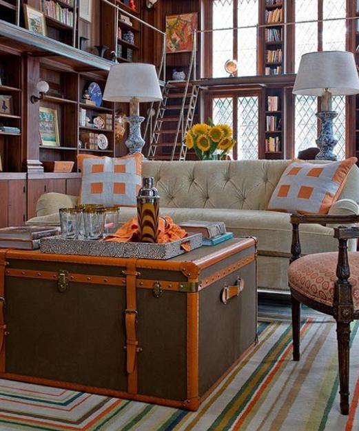 33 Modern Interior Decorating Ideas Bringing Vintage Style With Chests And Trunks