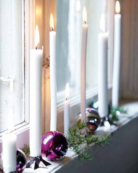 window decorating ideas for winter holidays