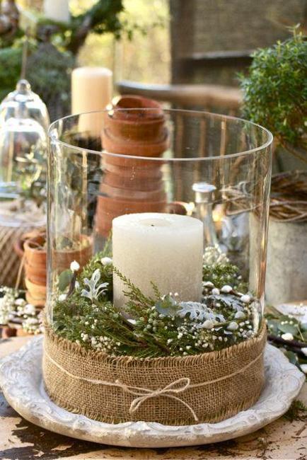 Country Christmas Table Decorations