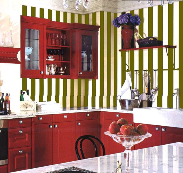 Changing Mood Of Modern Kitchen Design And Decor With Relaxing Green Colors