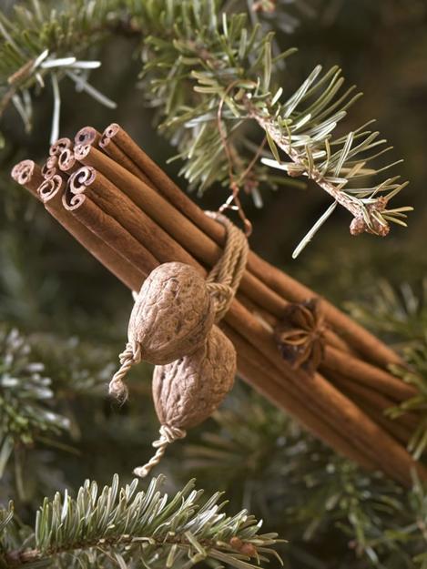 christmas decorations natural handmade sticks decor tree cinnamon winter holiday decoration