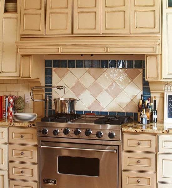 modern ideas for tiled kitchen backsplash designs