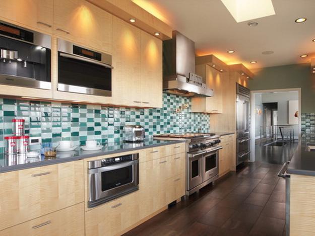 Modern Wall Tiles for Kitchen Backsplashes, Popular Tiled ...