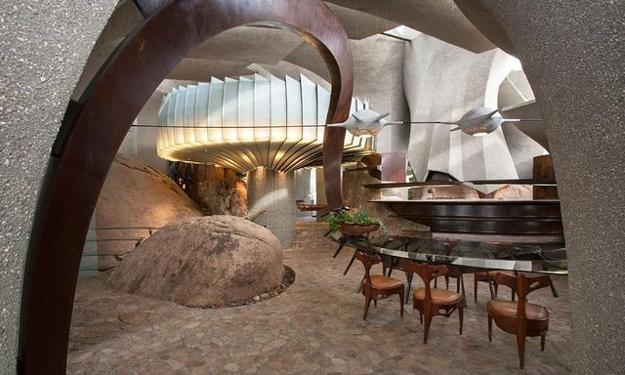 organic design and architectural interiors, desert house interior design