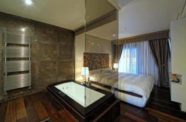 room dividers between bedrooms and bathroom, modern home interiorss