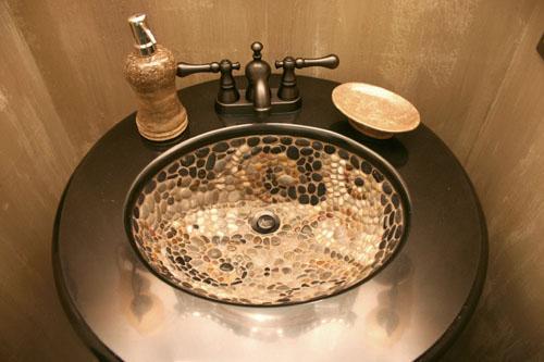 Beautiful Bathroom Sinks Decorated With Mosaic Tiles