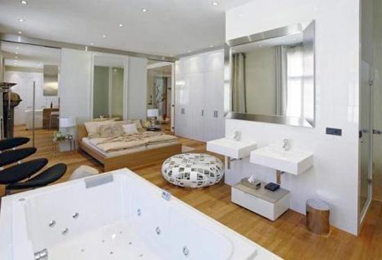 30 All In One Bedroom And Bathroom Design Ideas For Space