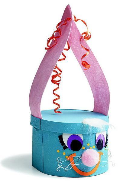 paper crafts and fabric easter decorations